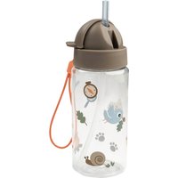 Done By Deer Trinkflasche mit Strohhalm, 350ml