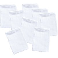 Bornino Lieblinge 8er-Pack Mullwaschlappen 15x20 cm weiß