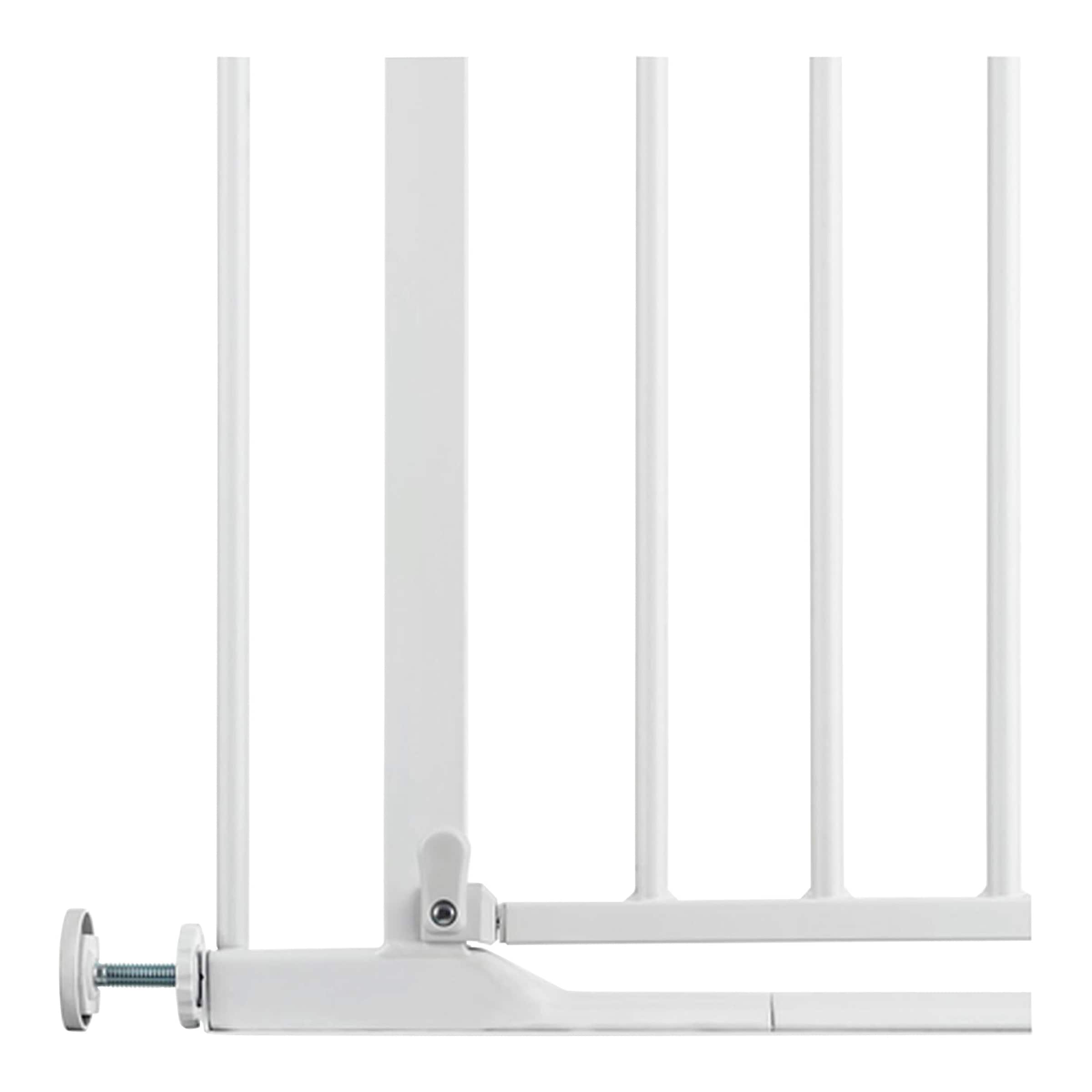 Hauck Tür- & Treppenschutzgitter Clear Step 2 inkl. Verlängerung 21 cm, 96-101 cm