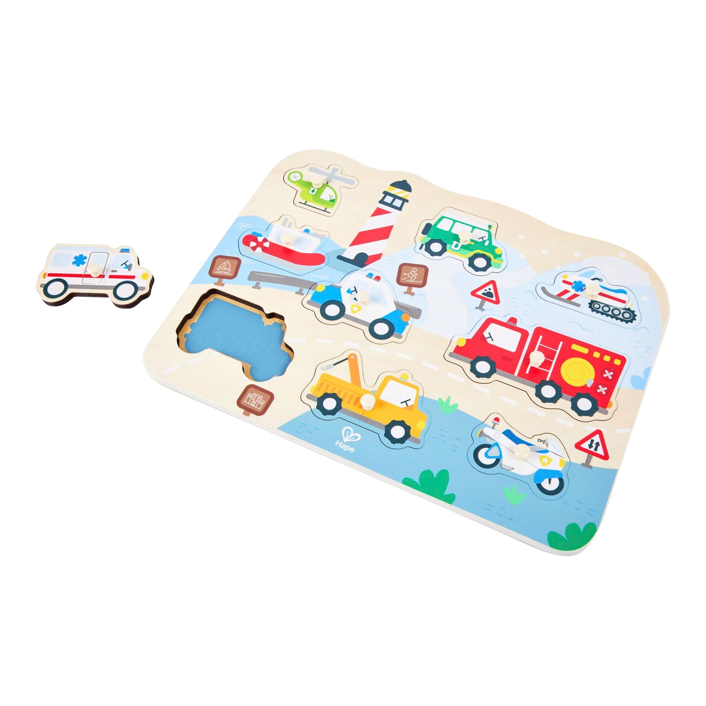 Hape Steckpuzzle Notfall