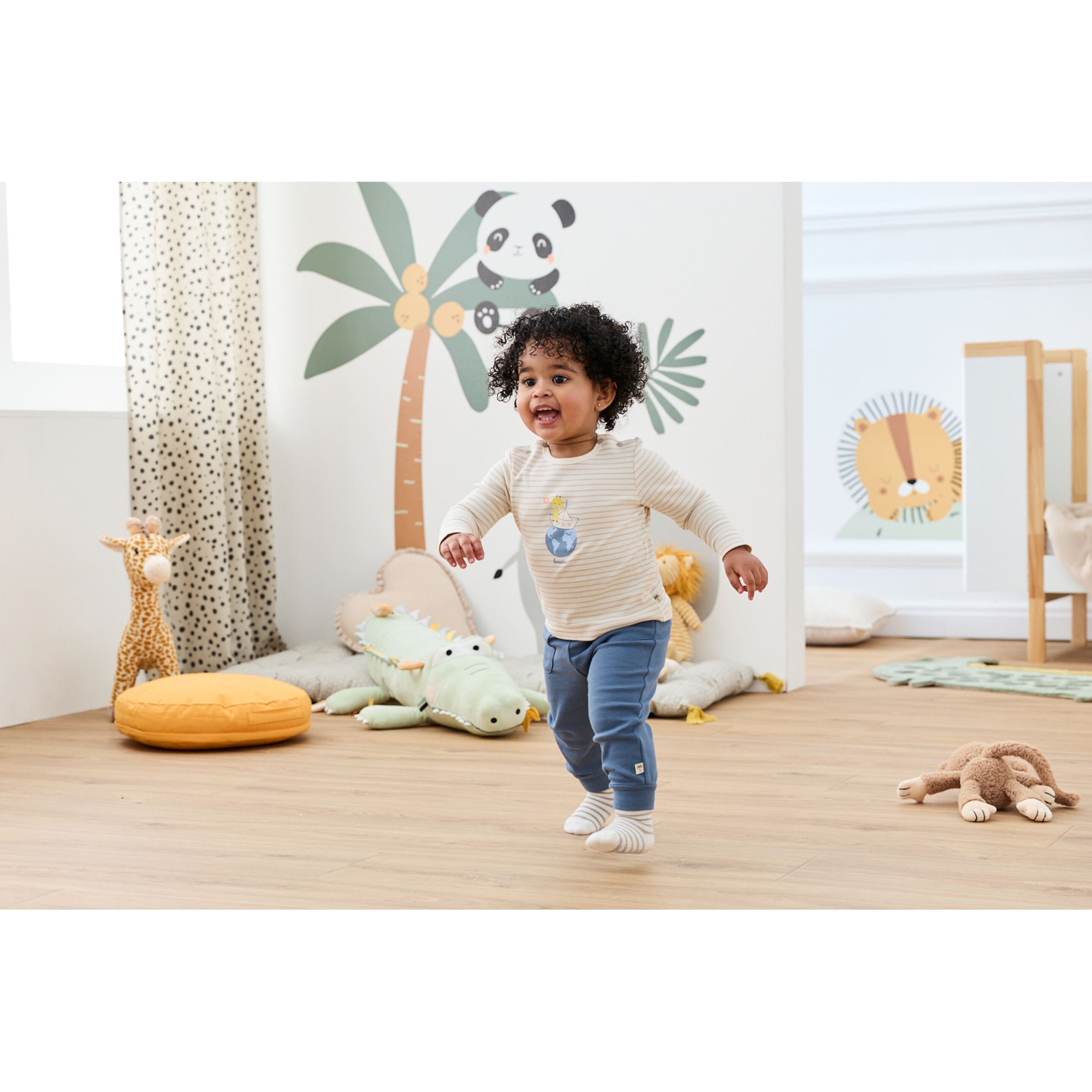 Bornino Sunny Adventure Shirt langarm Ringel Sunny Adventure