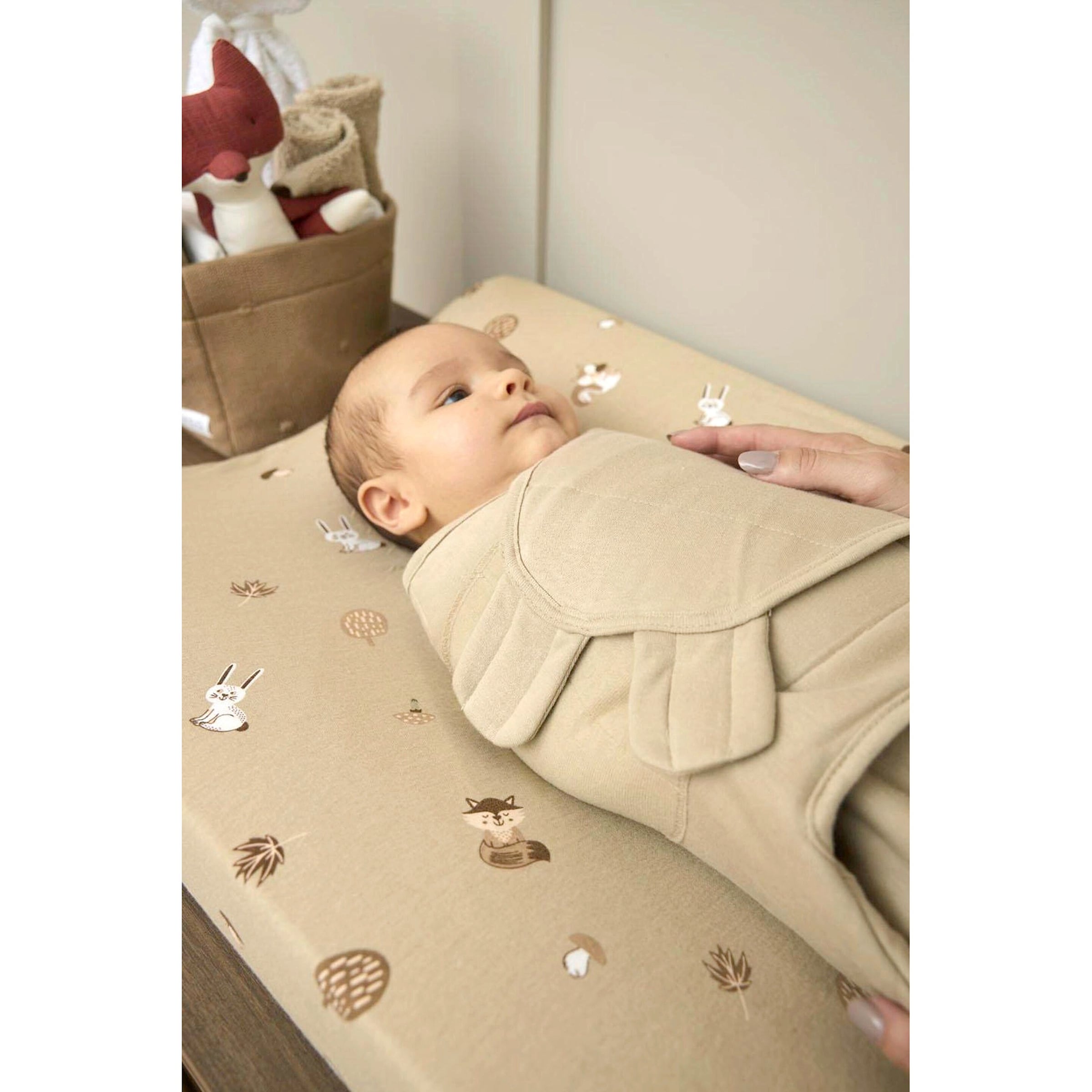 Meyco Baby Pucktuch SwaddleMeyco wattiert 2.0 TOG Größe S/M